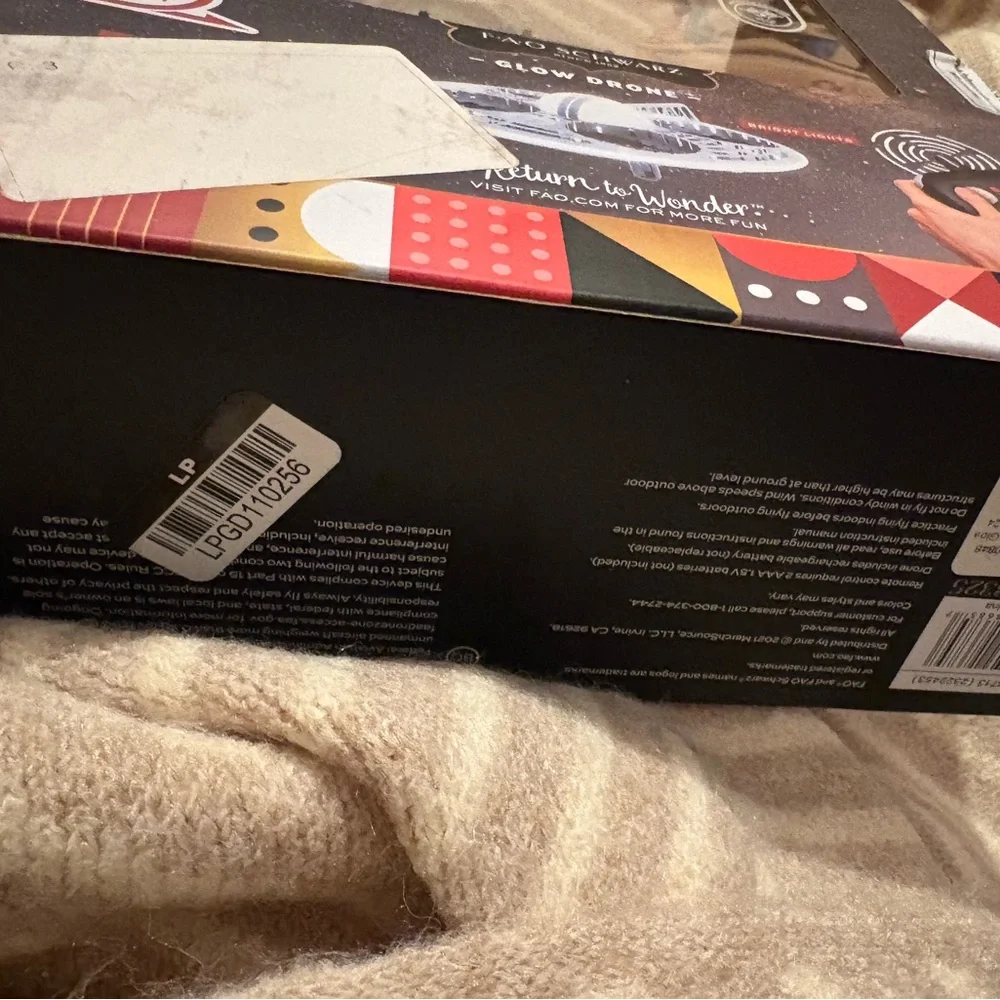 Open-box - FAO Schwarz Glow‎ Drone LED Stunt UFO Drone Lights 360° Flips Gyro
